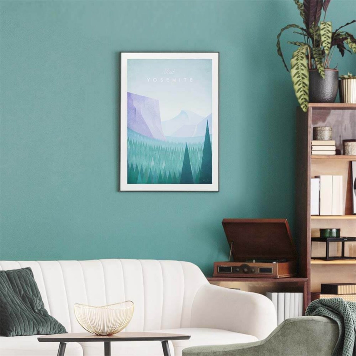 Yosemite Travel Poster Print, Minimalist Vintage Retro - Image 3