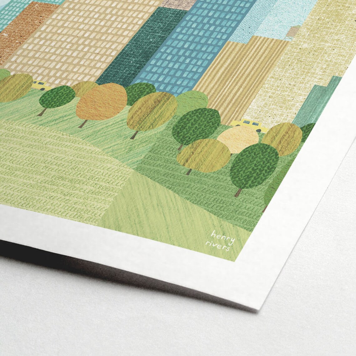 New York by Henry Rivers, Central Park Art Print - Image 2