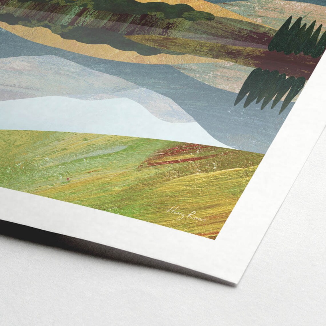Snowdonia Wales Art Print by Henry Rivers - Image 2