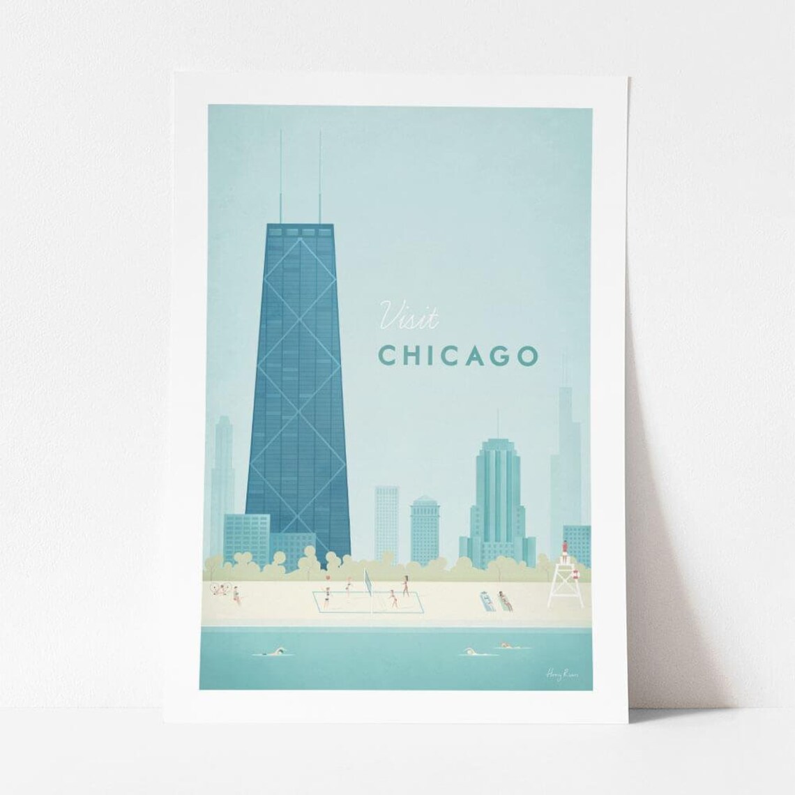 Chicago Vintage Retro Travel Poster Print - Image 4