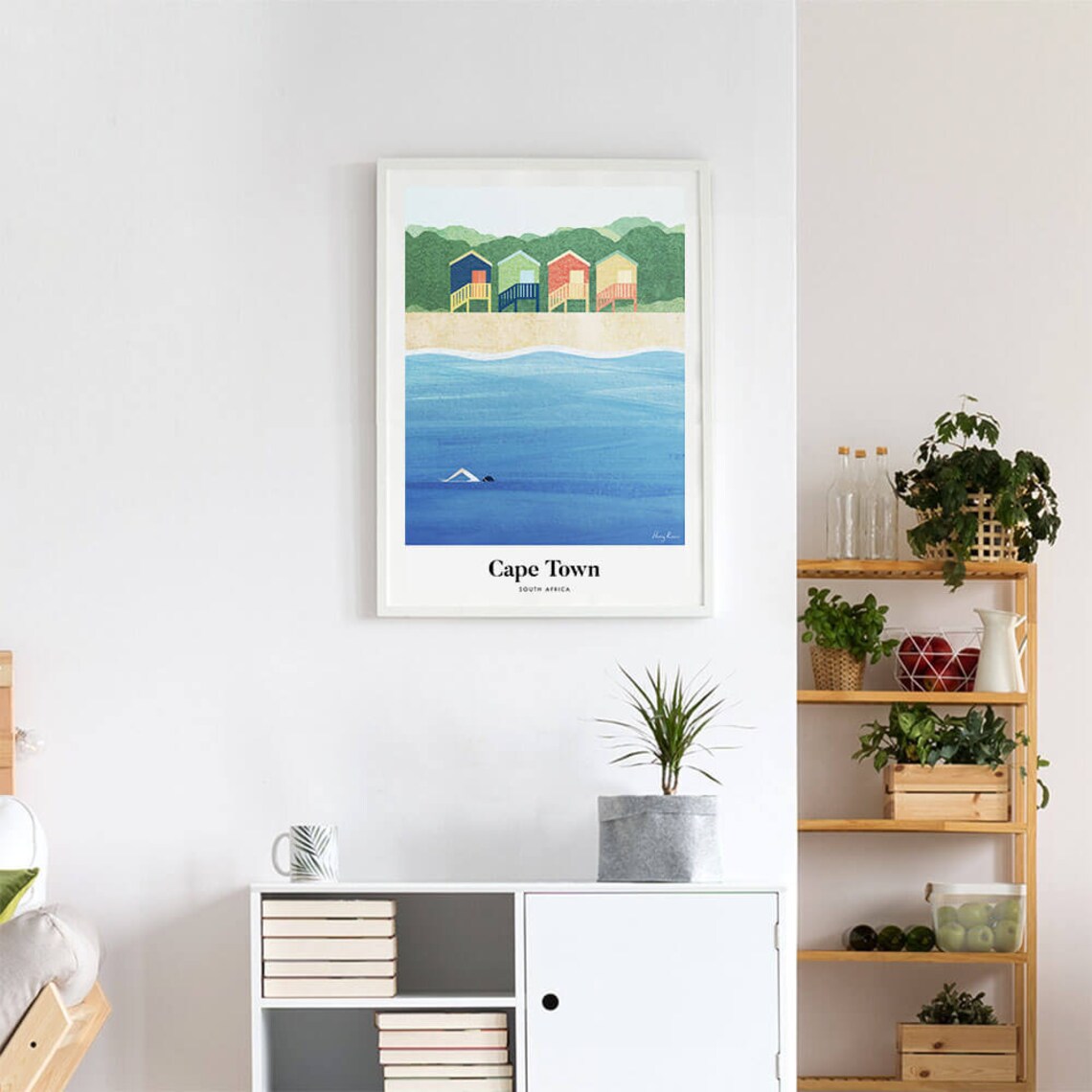 Cape Town Muizenberg Travel Poster by Henry Rivers - Image 4