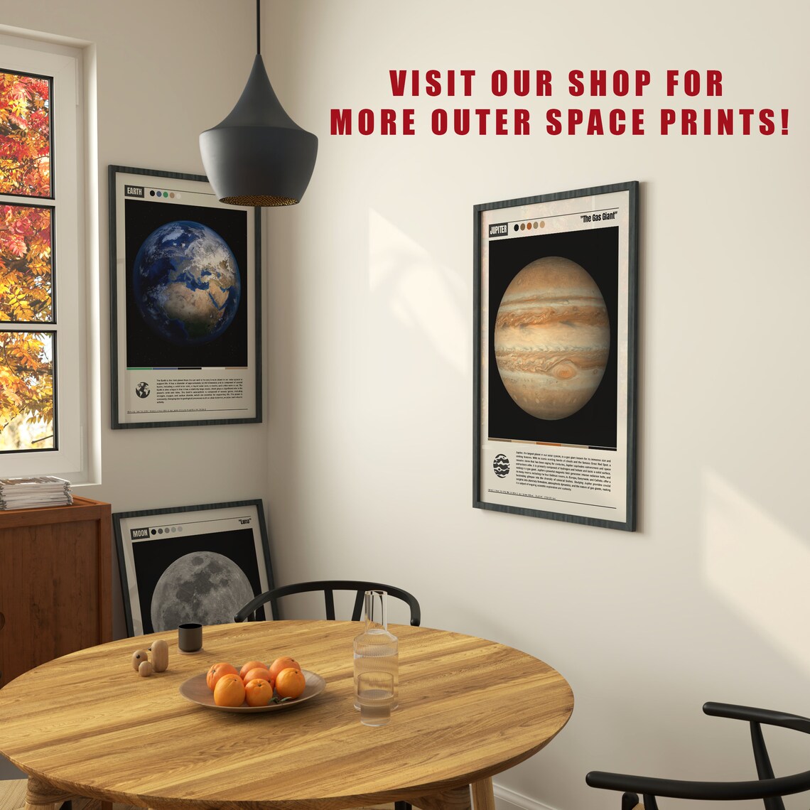 Jupiter The Gas Giant Planet Swirling Storms Space Photography Poster - Image 6