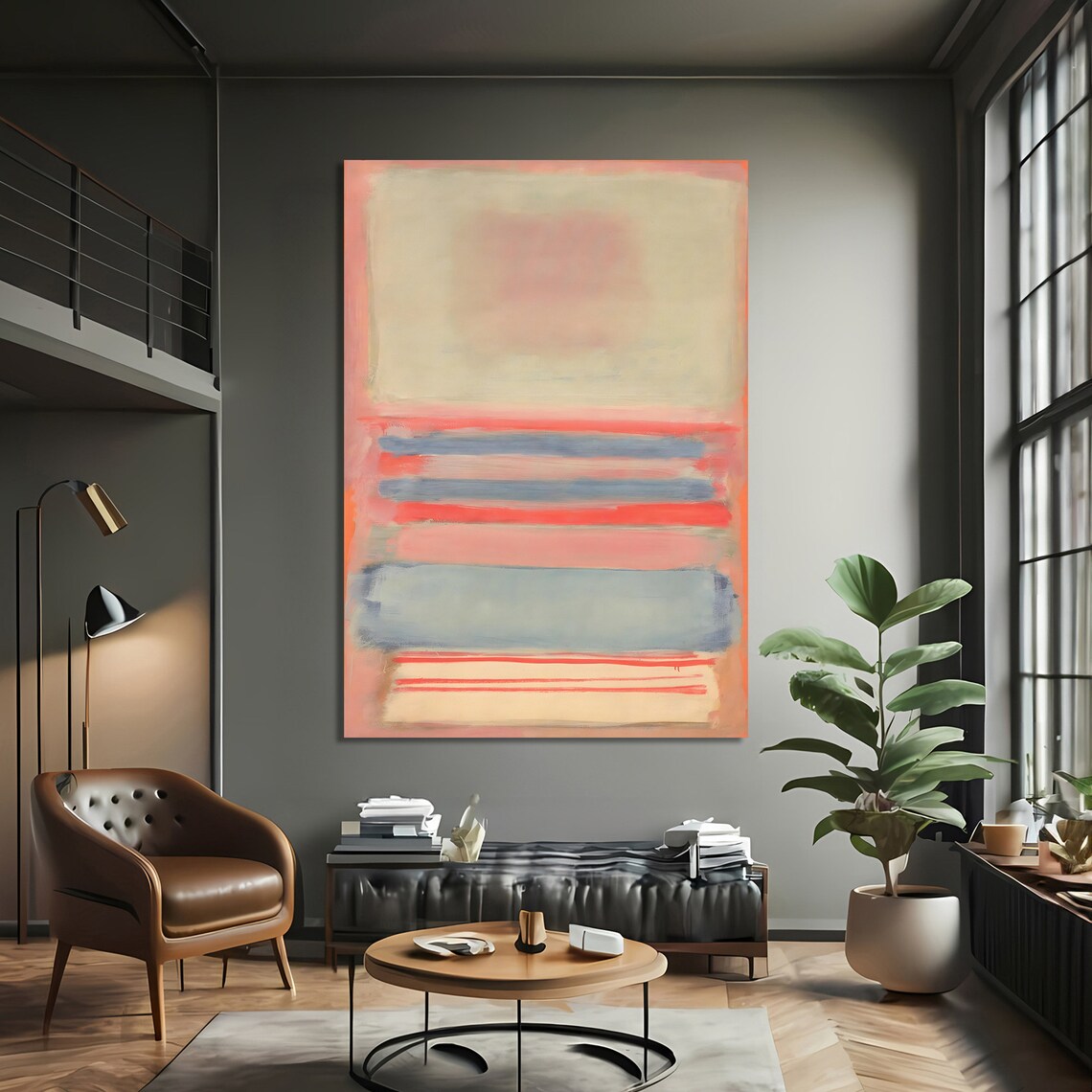 Mark Rokhto Inspired Abstract, Modern Home Decor - Image 2