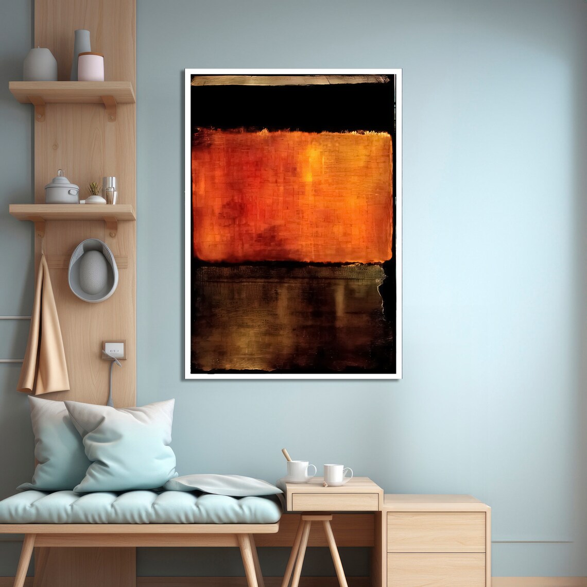 Mark Rokhto Inspired Abstract, Minimalist Art Print - Image 4
