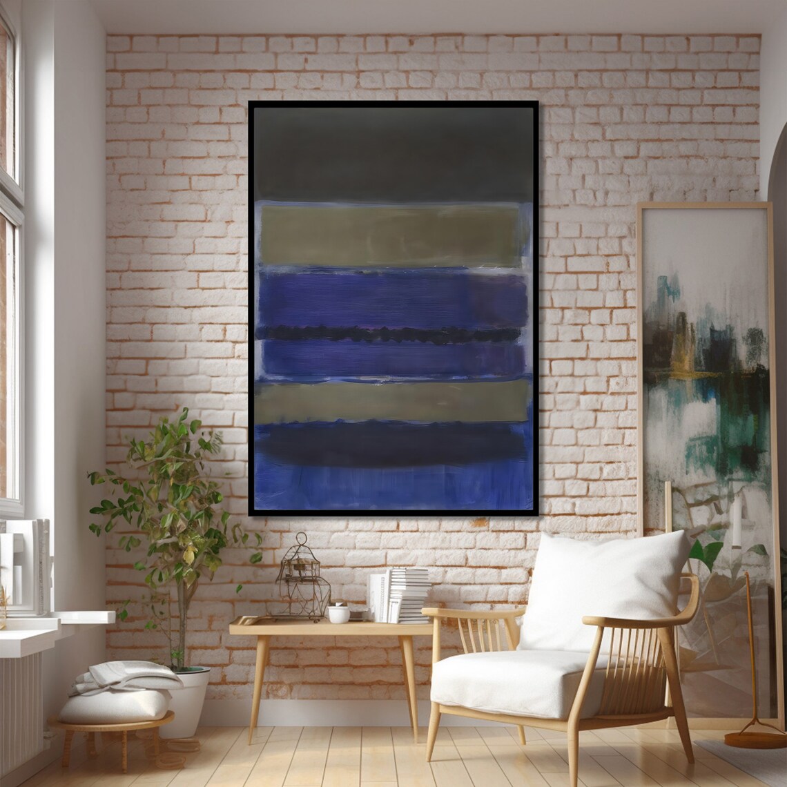 Mark Rothko Style Abstract Art Print, Tranquil Decor - Image 3