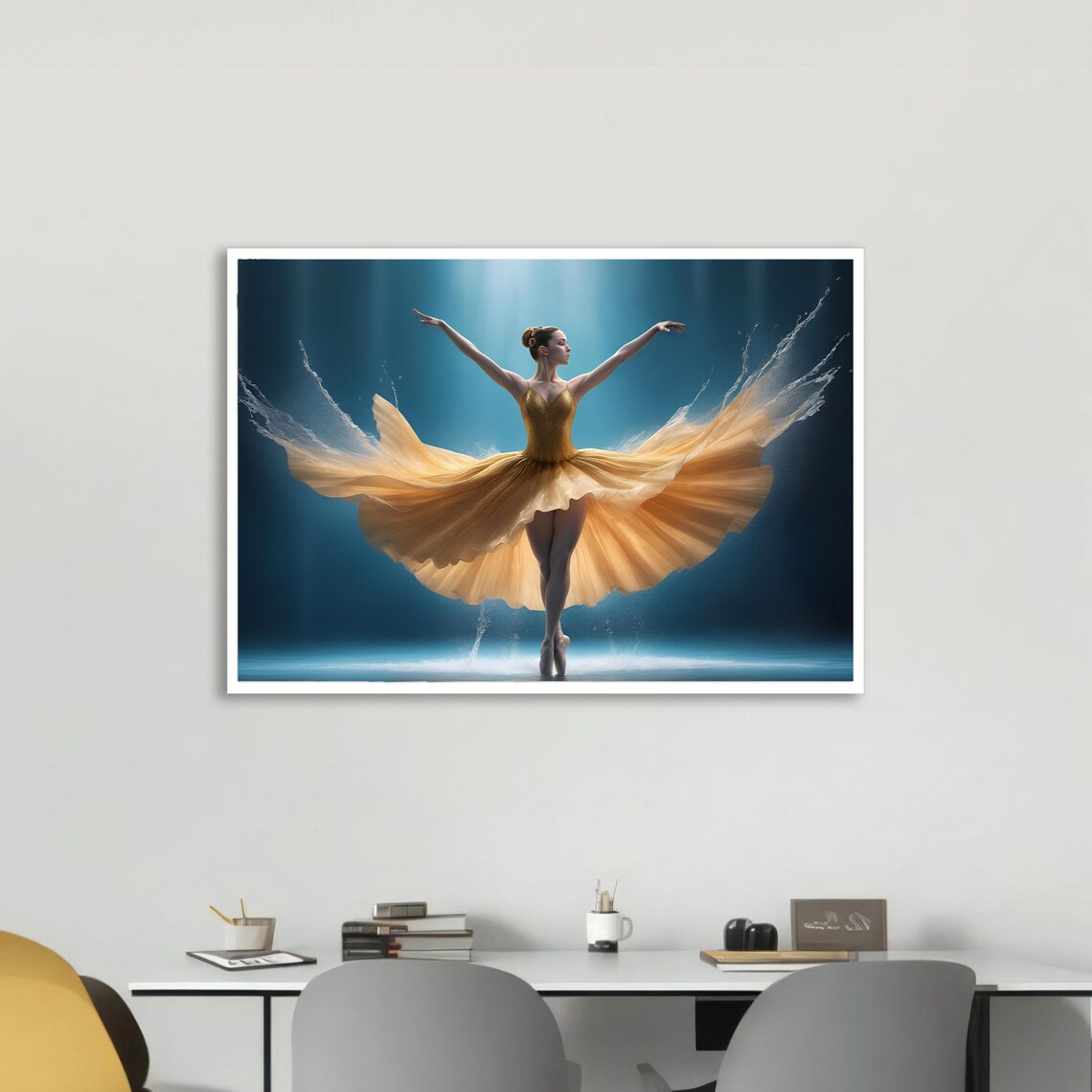 Graceful Ballet Dancer Art Print, Modern Home Decor - Image 5