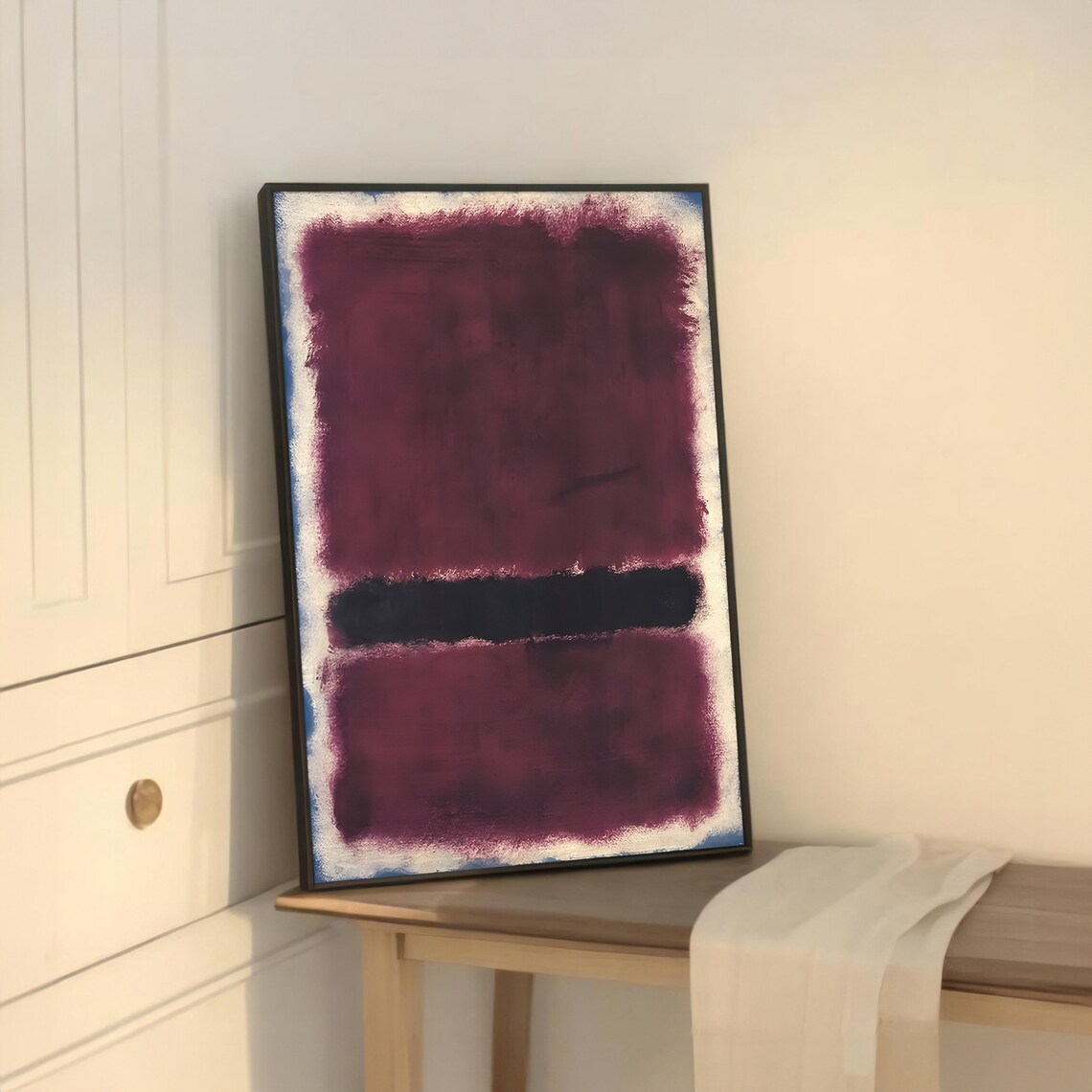 Mark Rothko Style Abstract, Sophisticated Modern Decor - Image 5