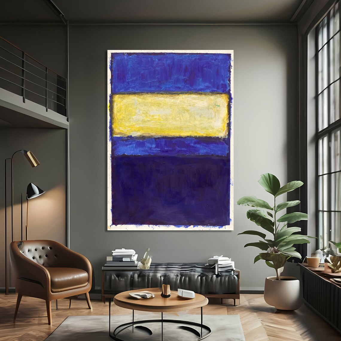 Mark Rothko Style Abstract Art Print, Contemporary Decor - Image 2