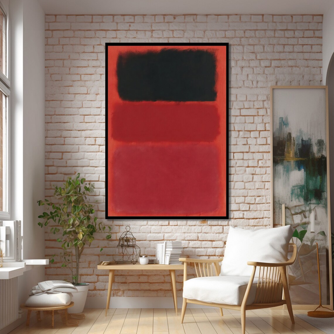Mark Rothko Style Abstract Art, Modern Decor - Image 2