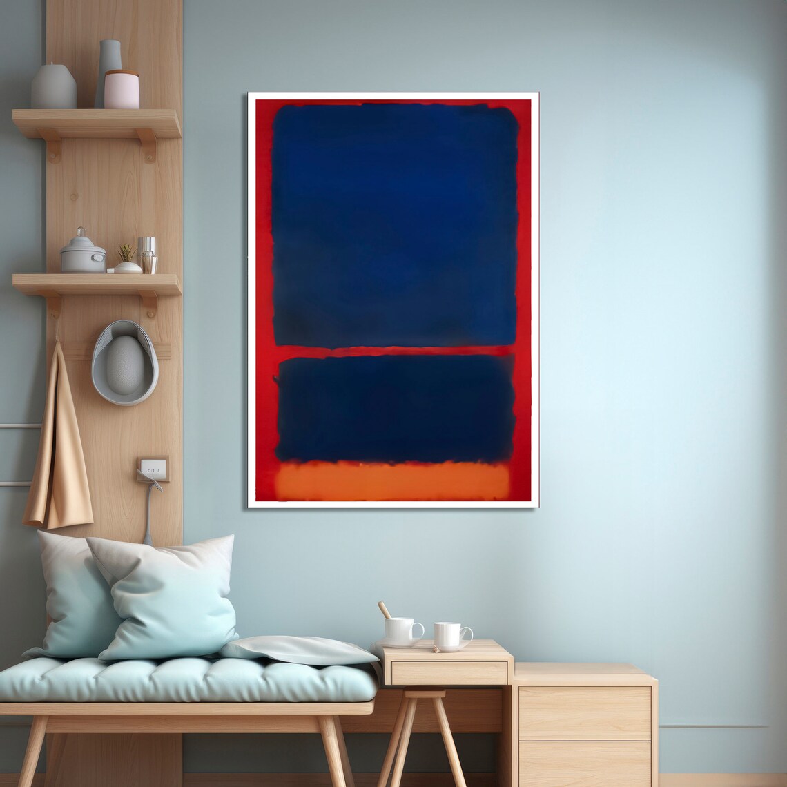 Mark Rokhto Inspired Abstract Art, Modern Decor - Image 4