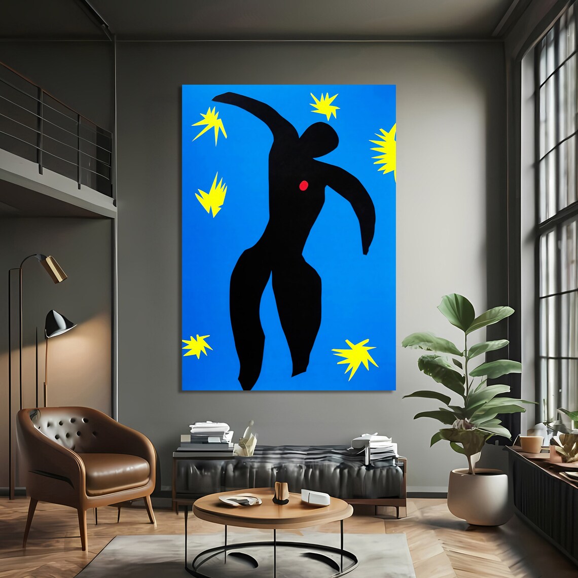 Henri Matisse Inspired Dance Silhouette Art Print - Image 3