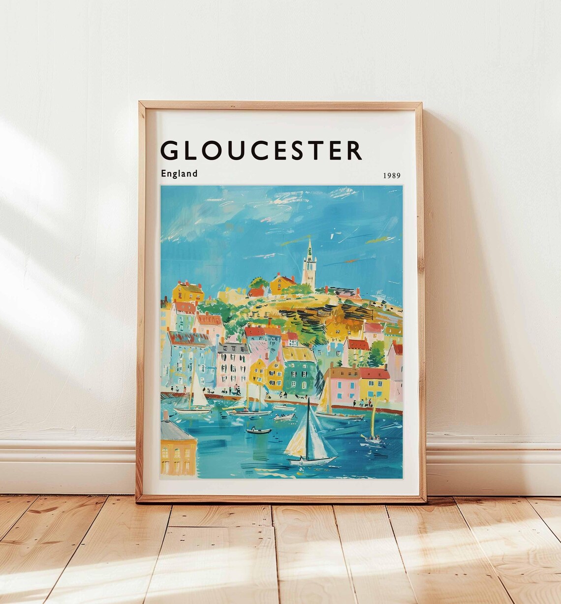 Gloucester Cathedral England Travel Poster