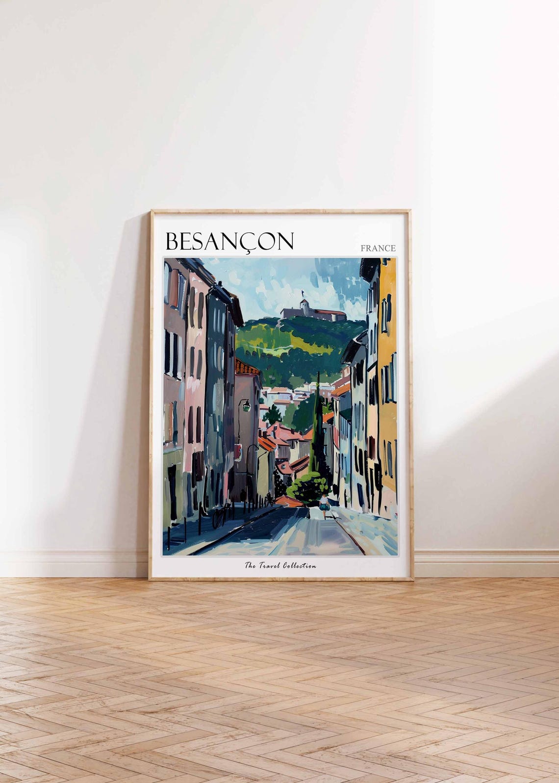 Besanon Poster France Travel Print French Decor Europe Travel Poster European Wall Art Besanon Gift Besanon Travel Poster - Image 2