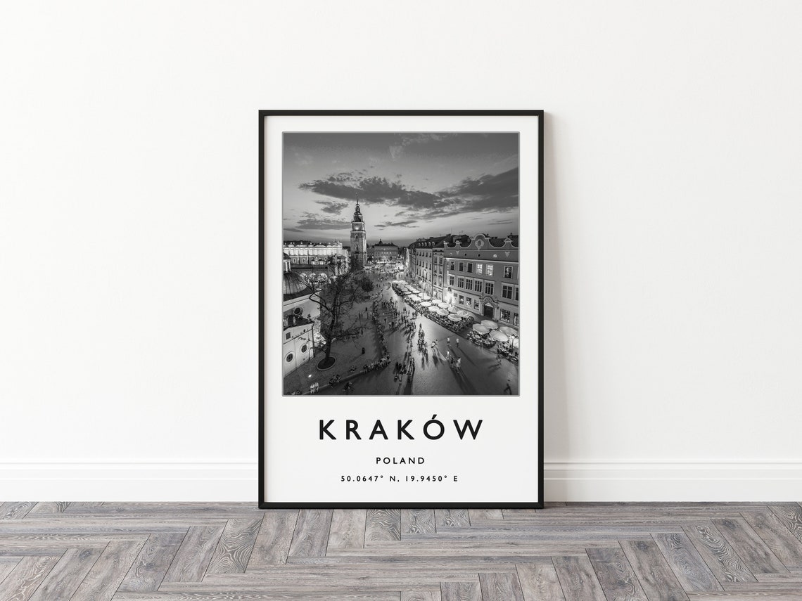 Krakow Travel Print Krakow Travel Poster Poland Travel Poster European Travel Art Print Photographic Wall Art Travel Print - Image 2