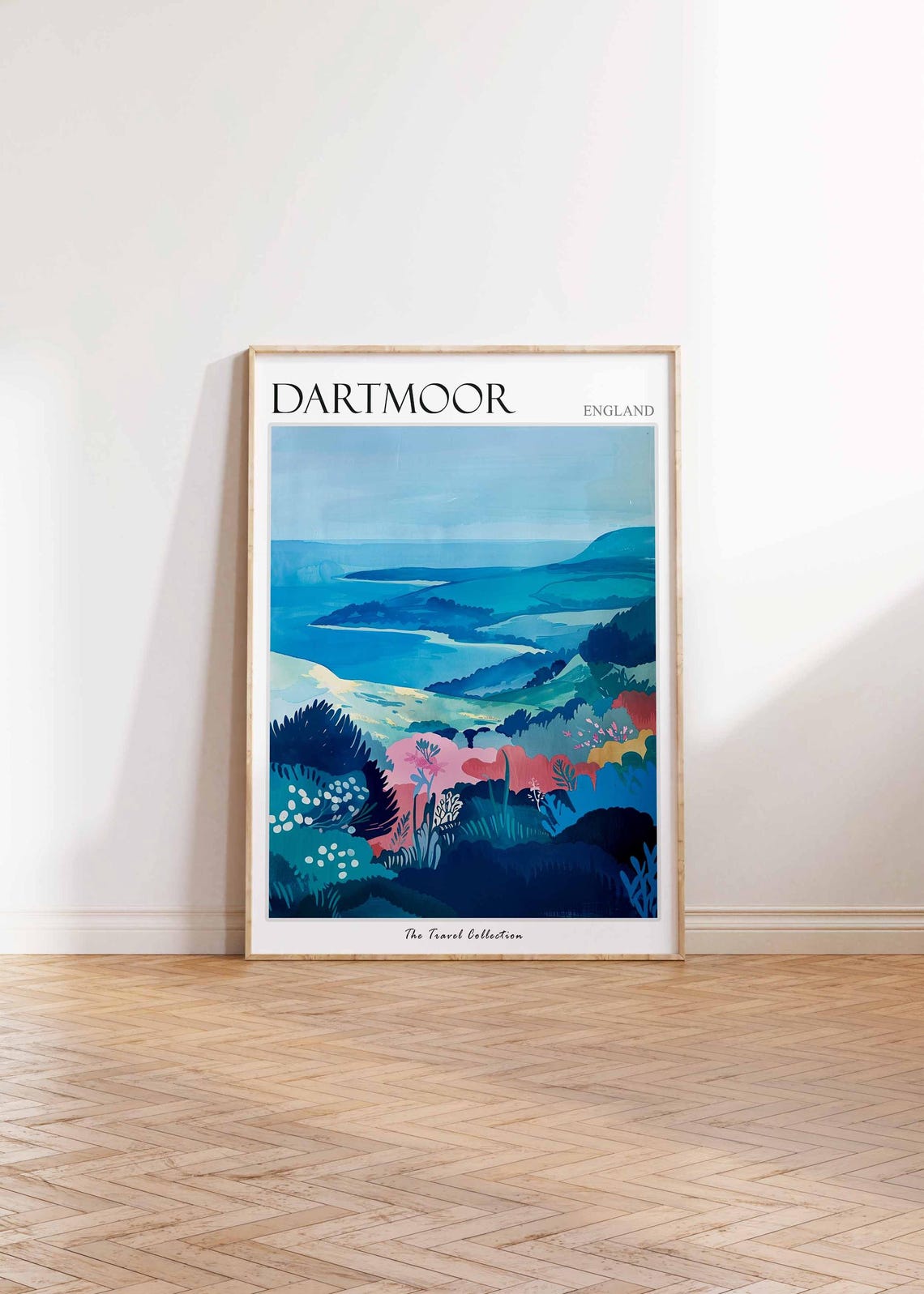 Dartmoor Poster England Travel Print Dartmoor Travel Art Dartmoor Wall Art England Travel Dartmoor Home Decor Dartmoor Travel Gift - Image 2