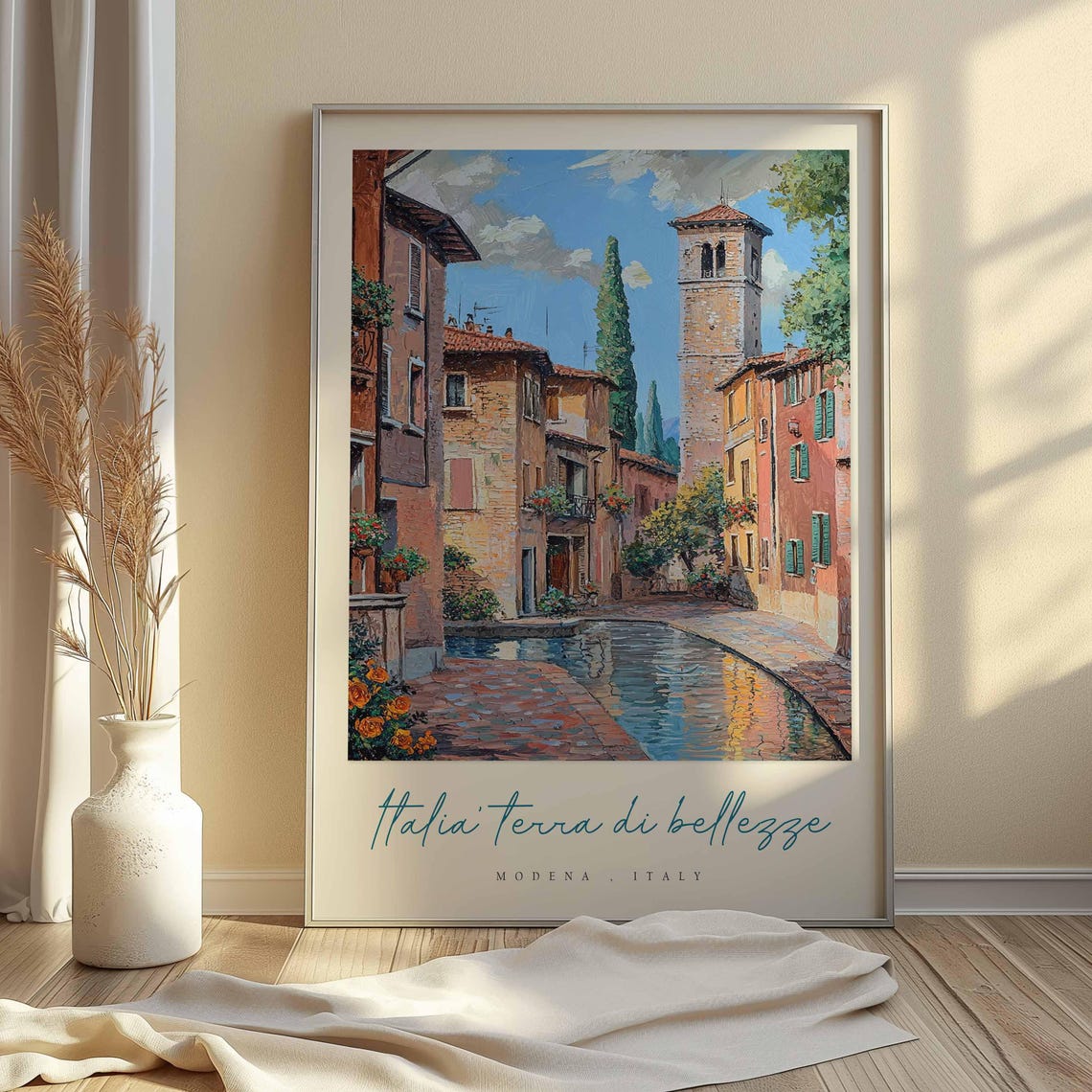 Modena Poster Italian Travel Print Modena Travel Art Modena Wall Art Italy Art Italy Travel Decor Italian Travel Gift - Image 2