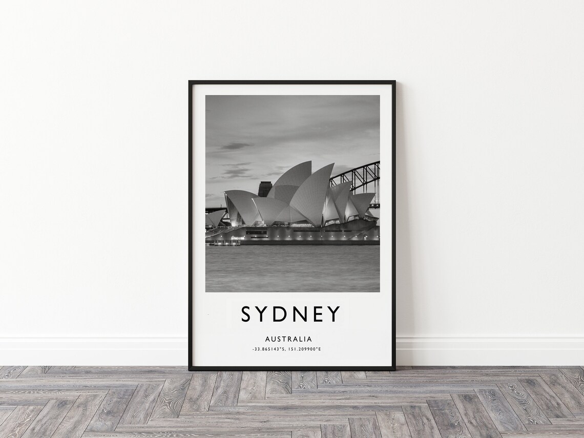 Sydney Travel Poster, Australia Travel Art - Image 3