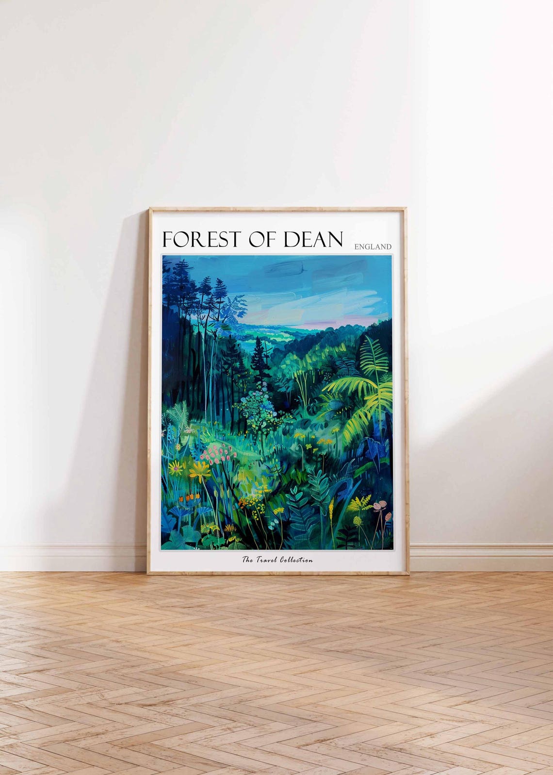 Forest Of Dean Poster England Travel Print Forest Of Dean Travel Art Forest Of Dean Wall Art England Travel Forest Of Dean Home Decor - Image 2