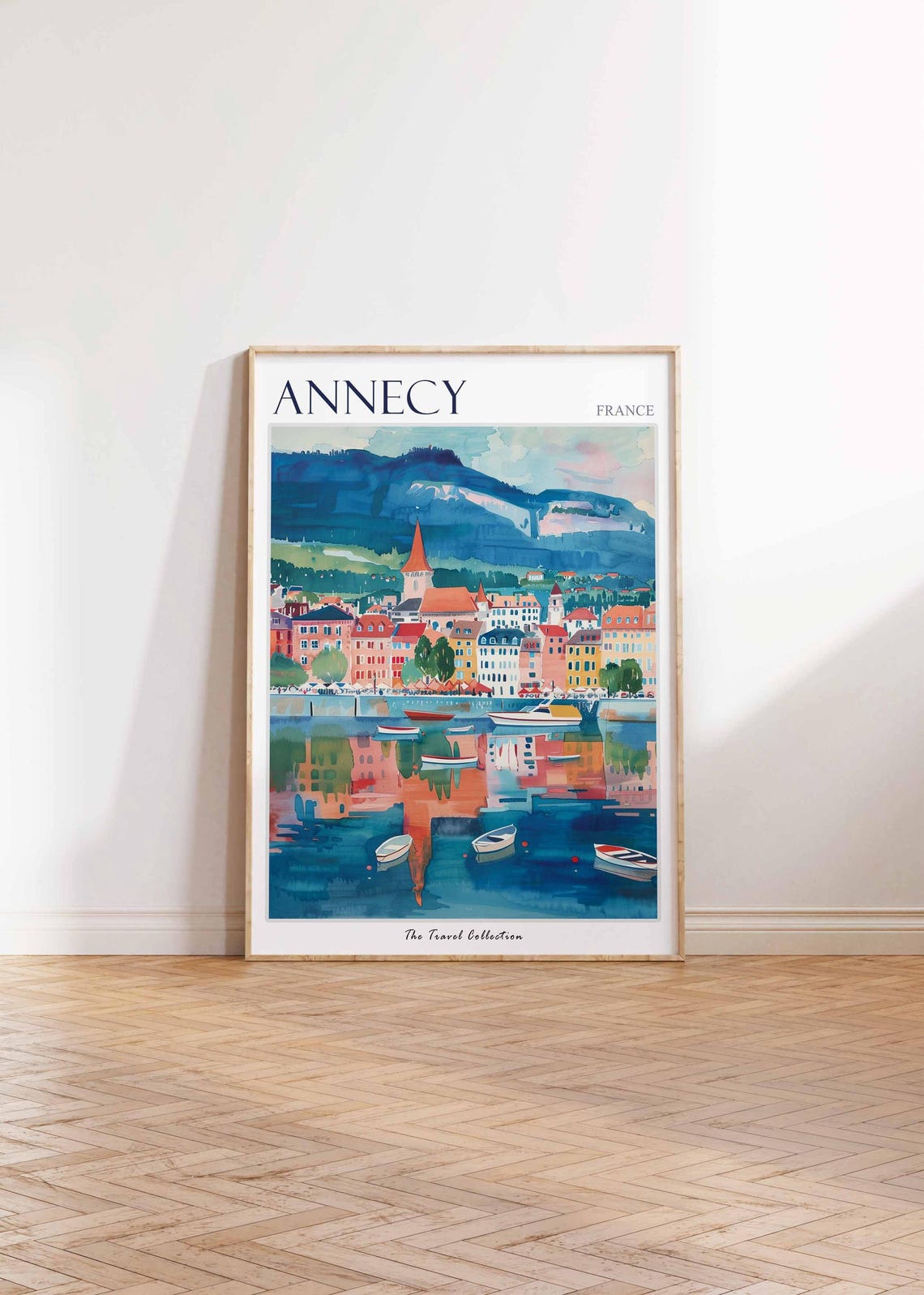Annecy Poster France Travel Print French Decor Europe Travel Poster European Wall Art City Print Annecy Gift Annecy Travel Poster - Image 2