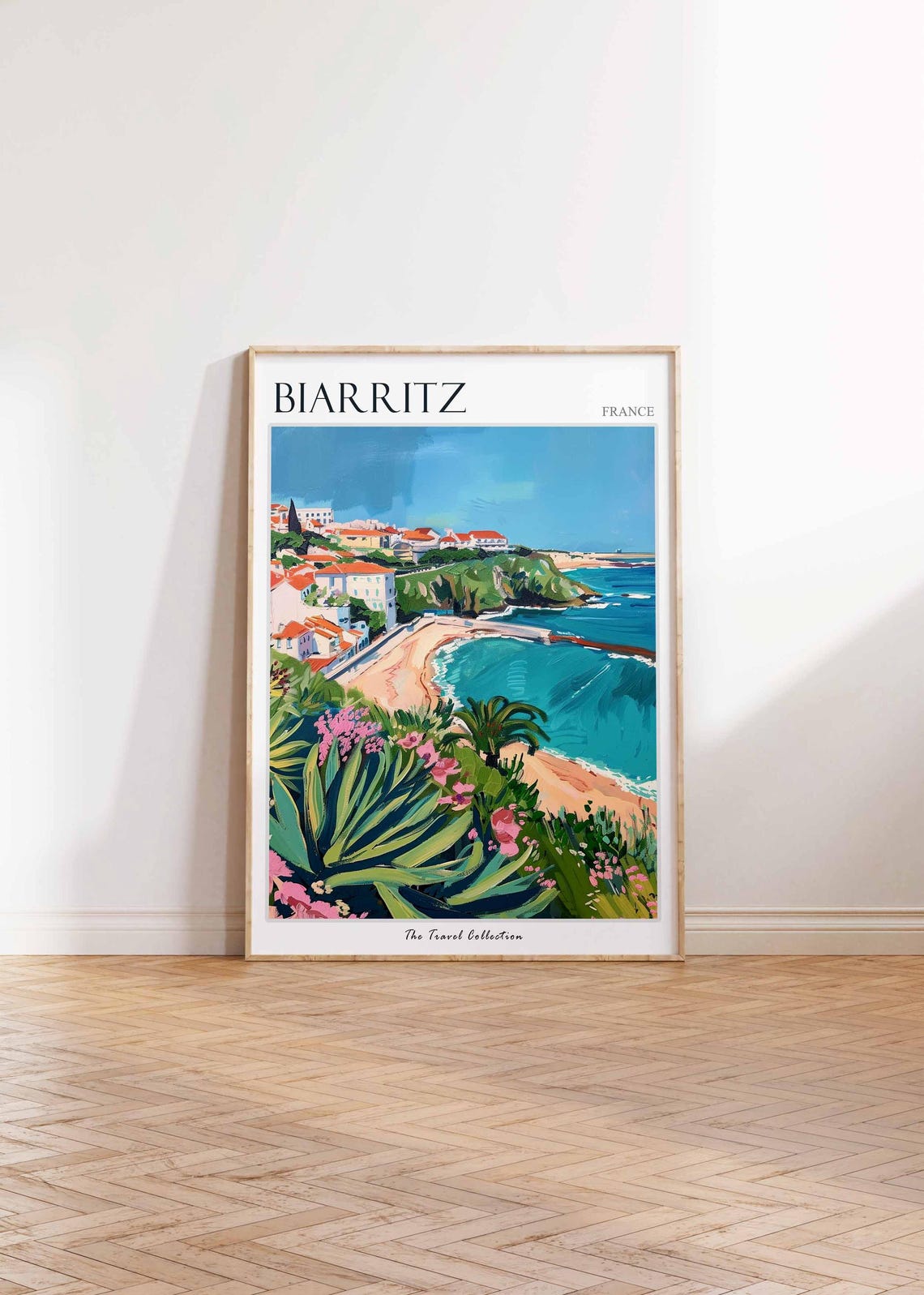 Biarritz Poster France Travel Print French Decor Europe Travel Poster European Wall Art Biarritz Gift Biarritz Travel Poster - Image 2