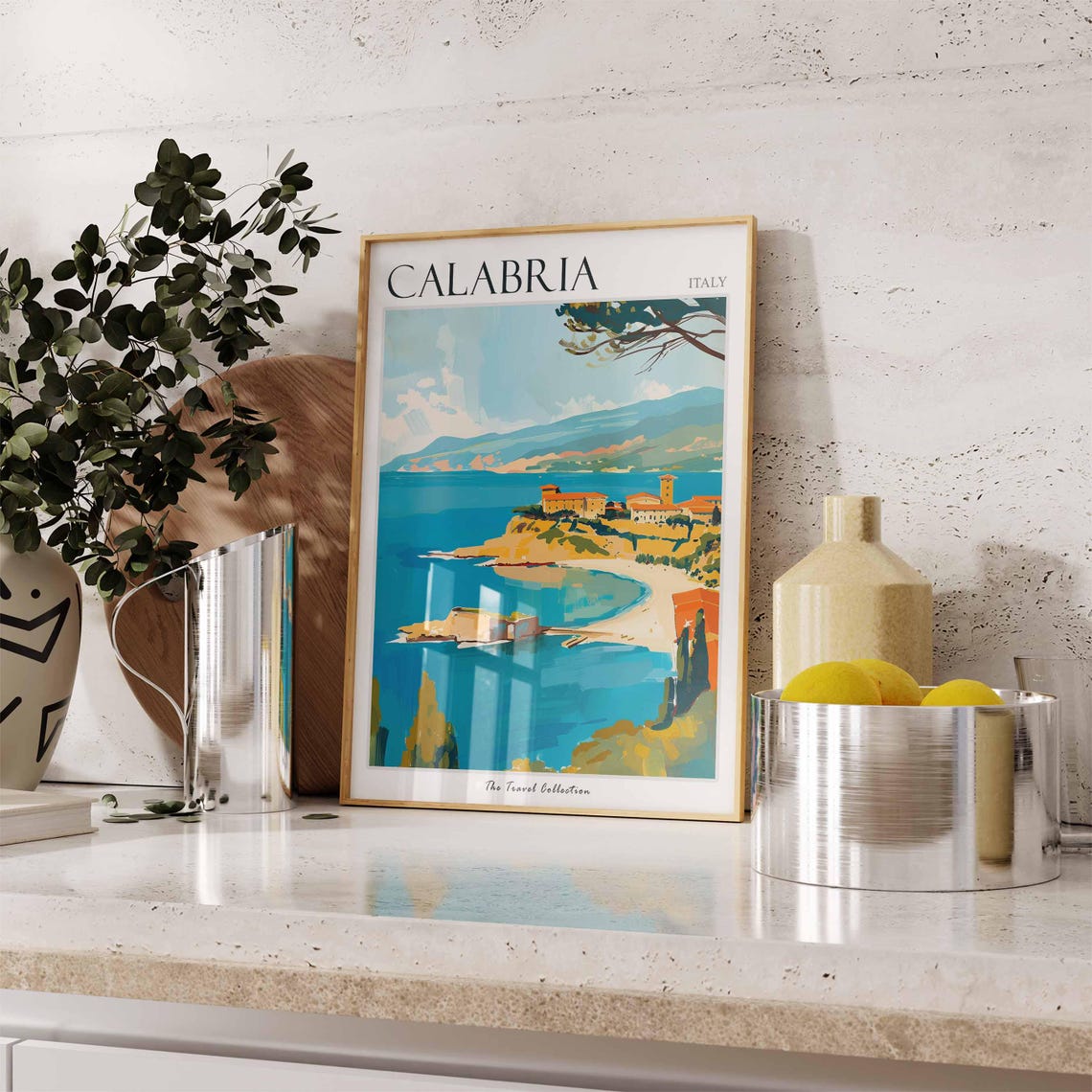 Calabria Poster Italian Travel Print Calabria Travel Art Calabria Wall Art Italian Travel Calabria Home Decor Calabria Travel Gift - Image 3