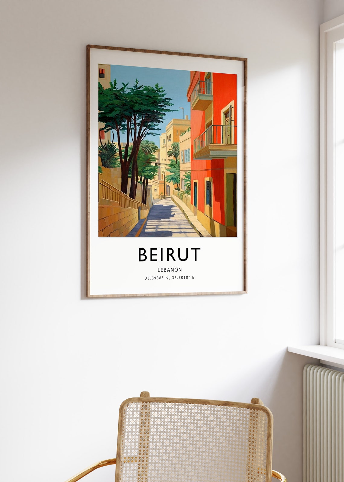 Beirut Travel Poster Lebanon Travel Print Lebanon Travel Art Travel Poster Colourful Travel Decor Travel Gift A1a2a3a4 - Image 3