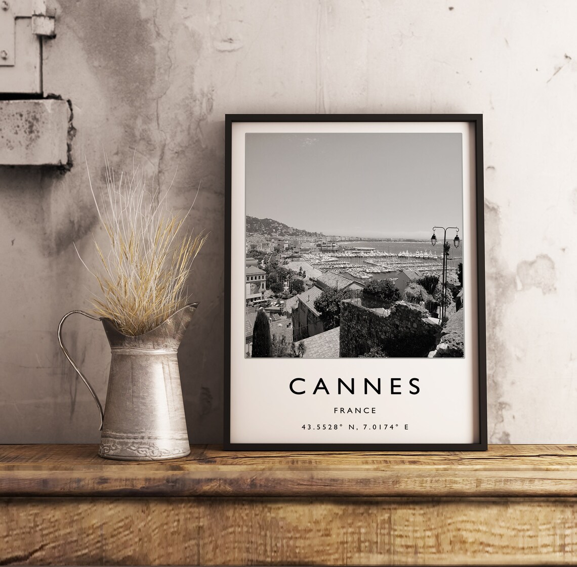 Cannes Poster Cannes Travel Print France Travel Poster Travel Decor Minimalist Travel Poster Black And White Poster Gift A1a2a3a4 - Image 3