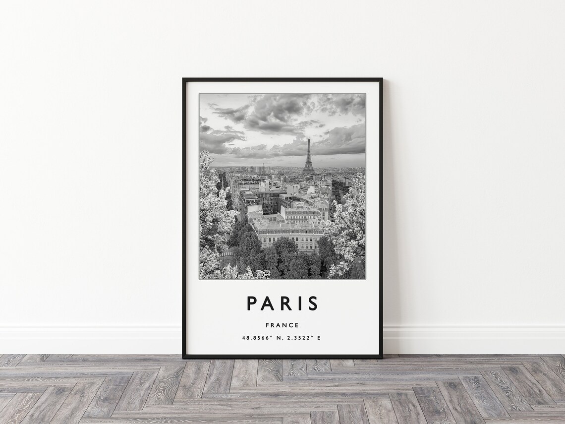 Paris Travel Poster, European Travel Art Print - Image 3