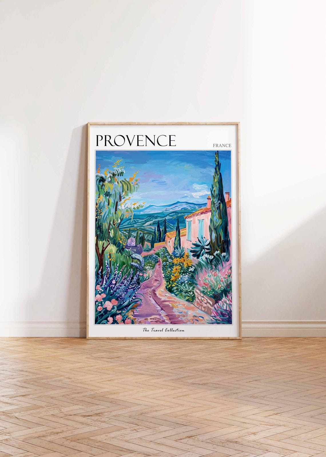 Provence Poster France Travel Print French Decor Europe Travel Poster European Wall Art Provence Gift Provence Travel Poster - Image 2