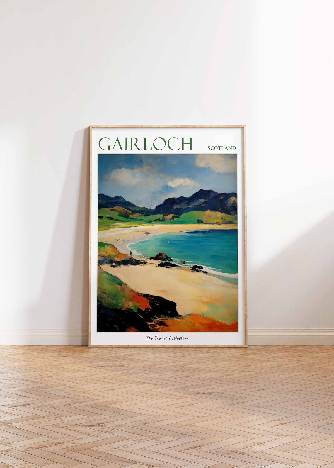 Gairloch Travel Poster, Scottish Coastal Art Print - Image 2