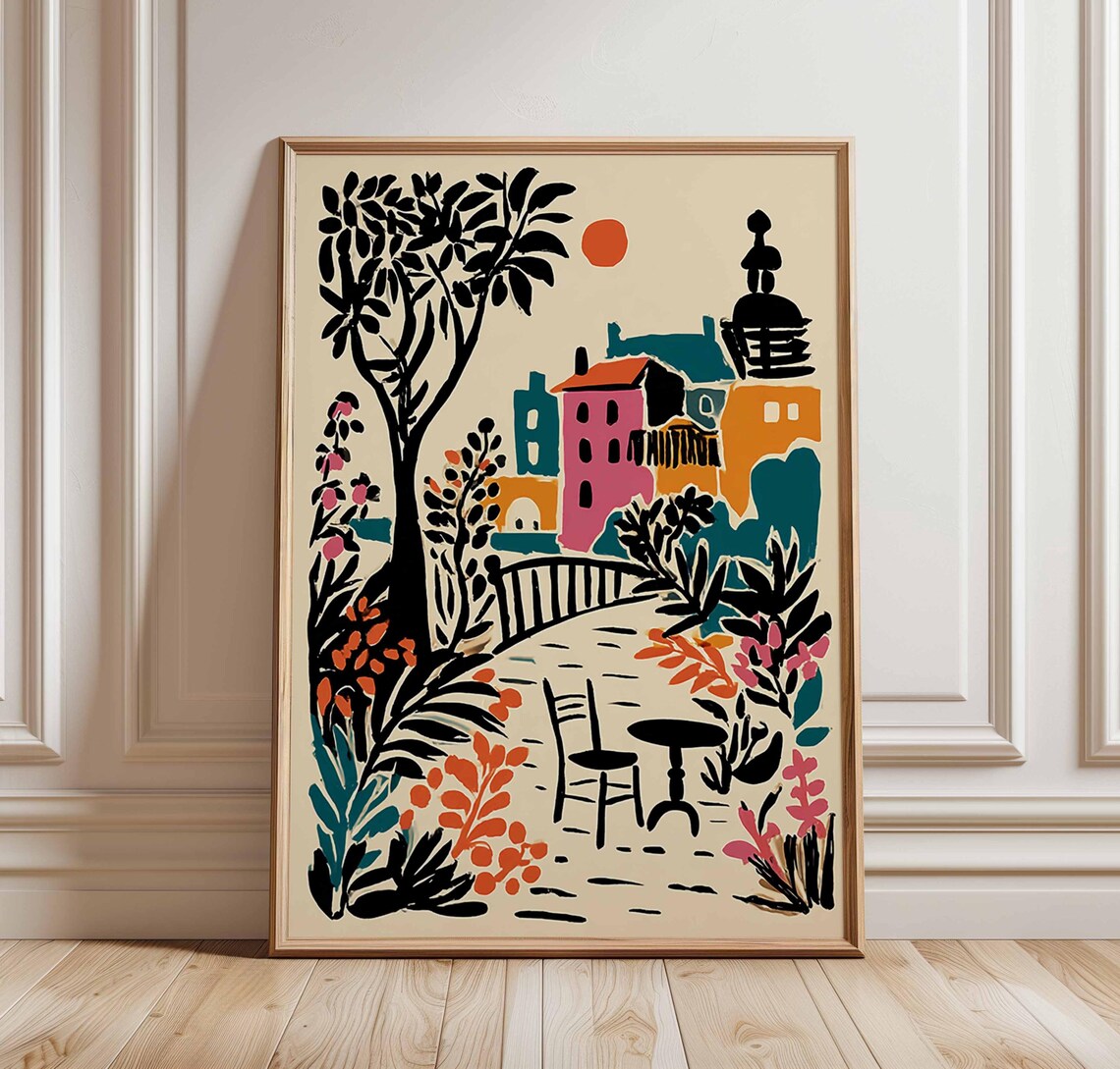 Richmond Park Poster Print, London Nature Art