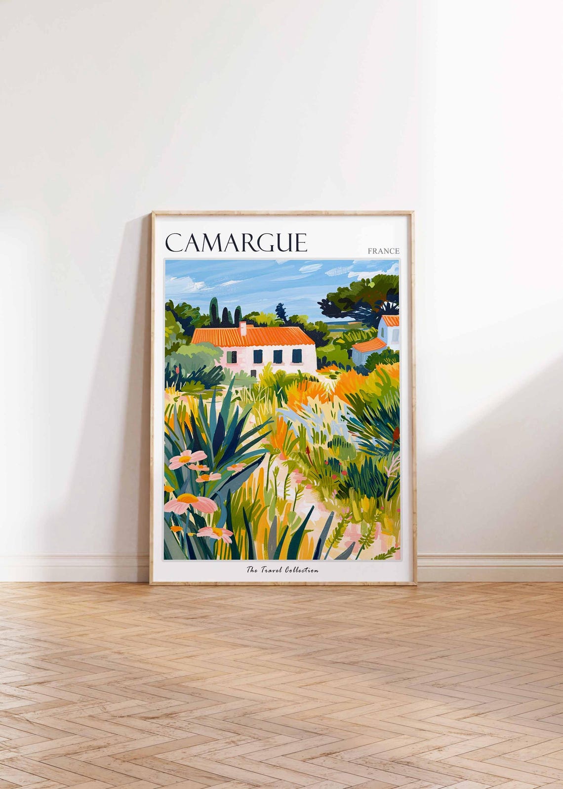 Camargue Poster France Travel Print French Decor Europe Travel Poster European Wall Art Camargue Gift Camargue Travel Poster - Image 2