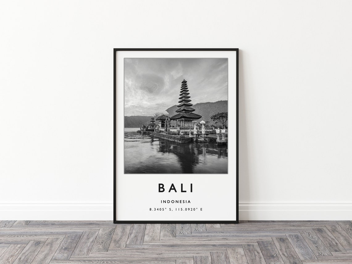 Bali Indonesia Travel Print Bali Travel Poster Indonesia Travel Print Southeast Asia Travel Poster Travel Gift Backpackers Gift - Image 2