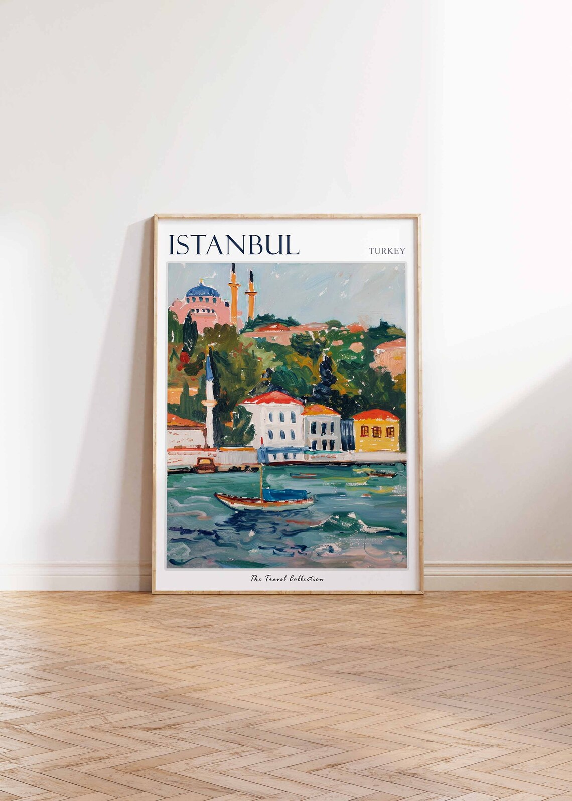 Istanbul Travel Poster, Turkish Travel Art Print - Image 2