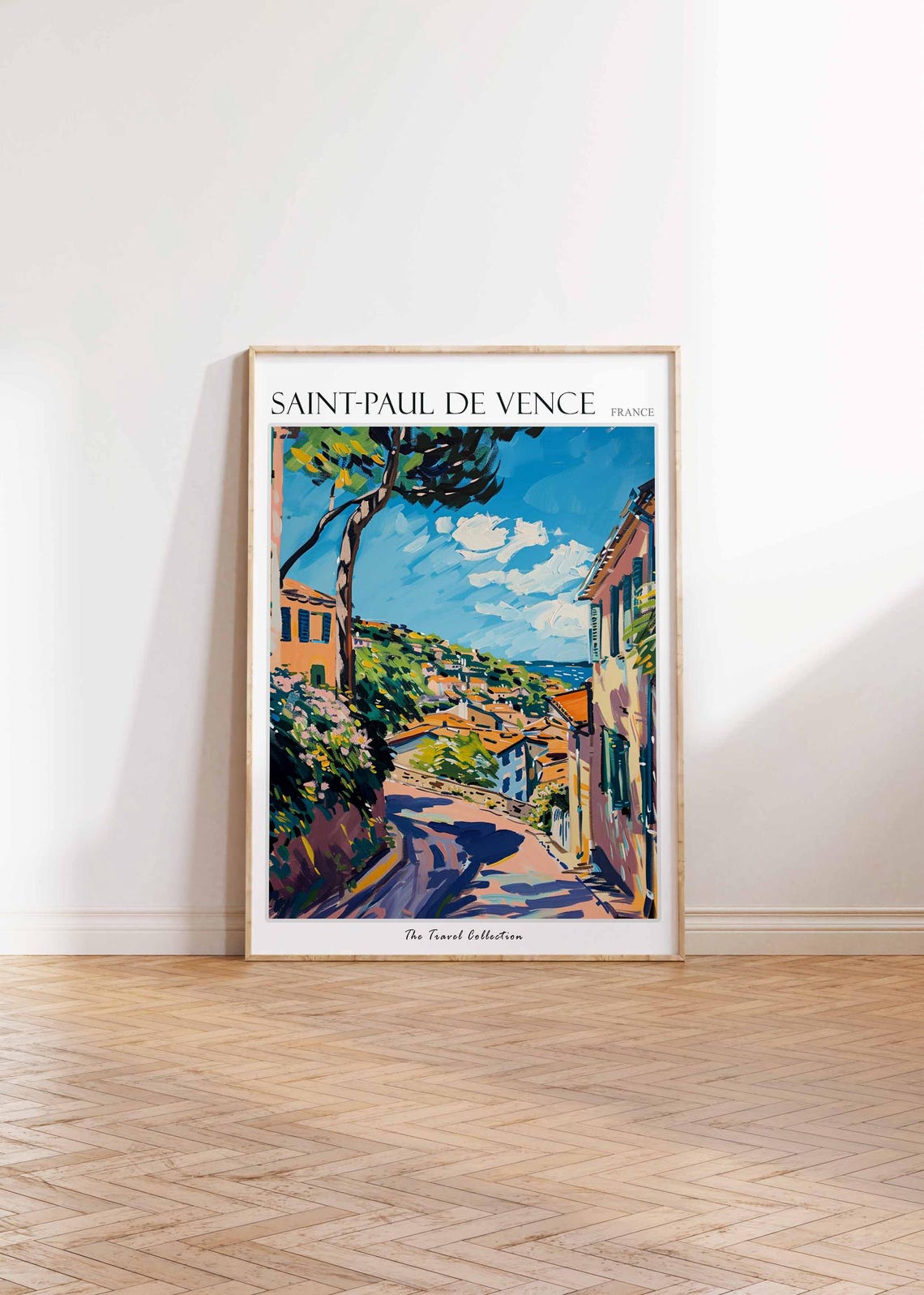 Saint Paul De Vence Poster France Travel Print French Decor Europe Travel Poster European Wall Art Saint Paul De Vence Travel Poster - Image 2