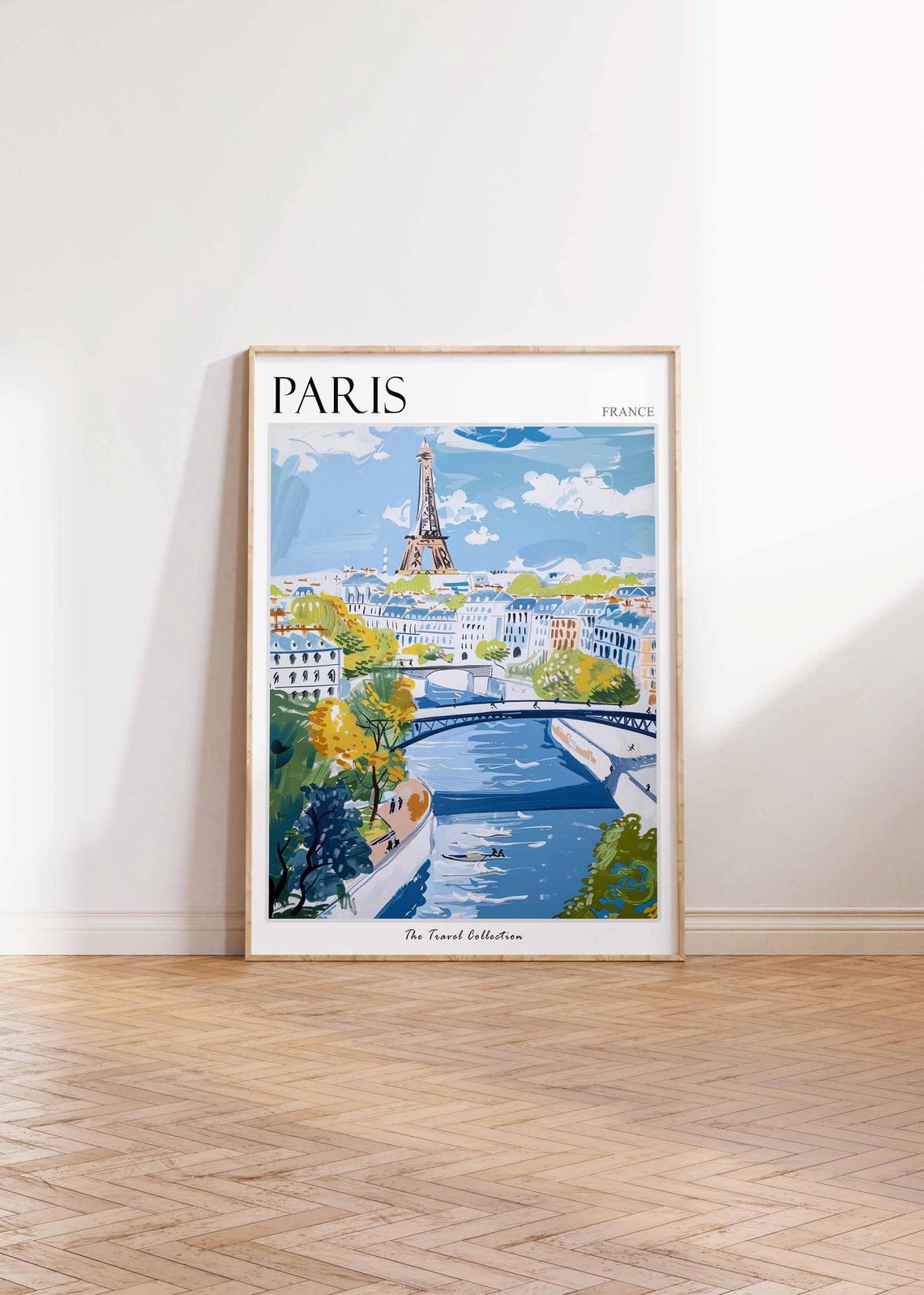 Paris Poster France Travel Print French Decor Europe Travel Poster European Wall Art City Print Paris Gift Paris Travel Poster - Image 2