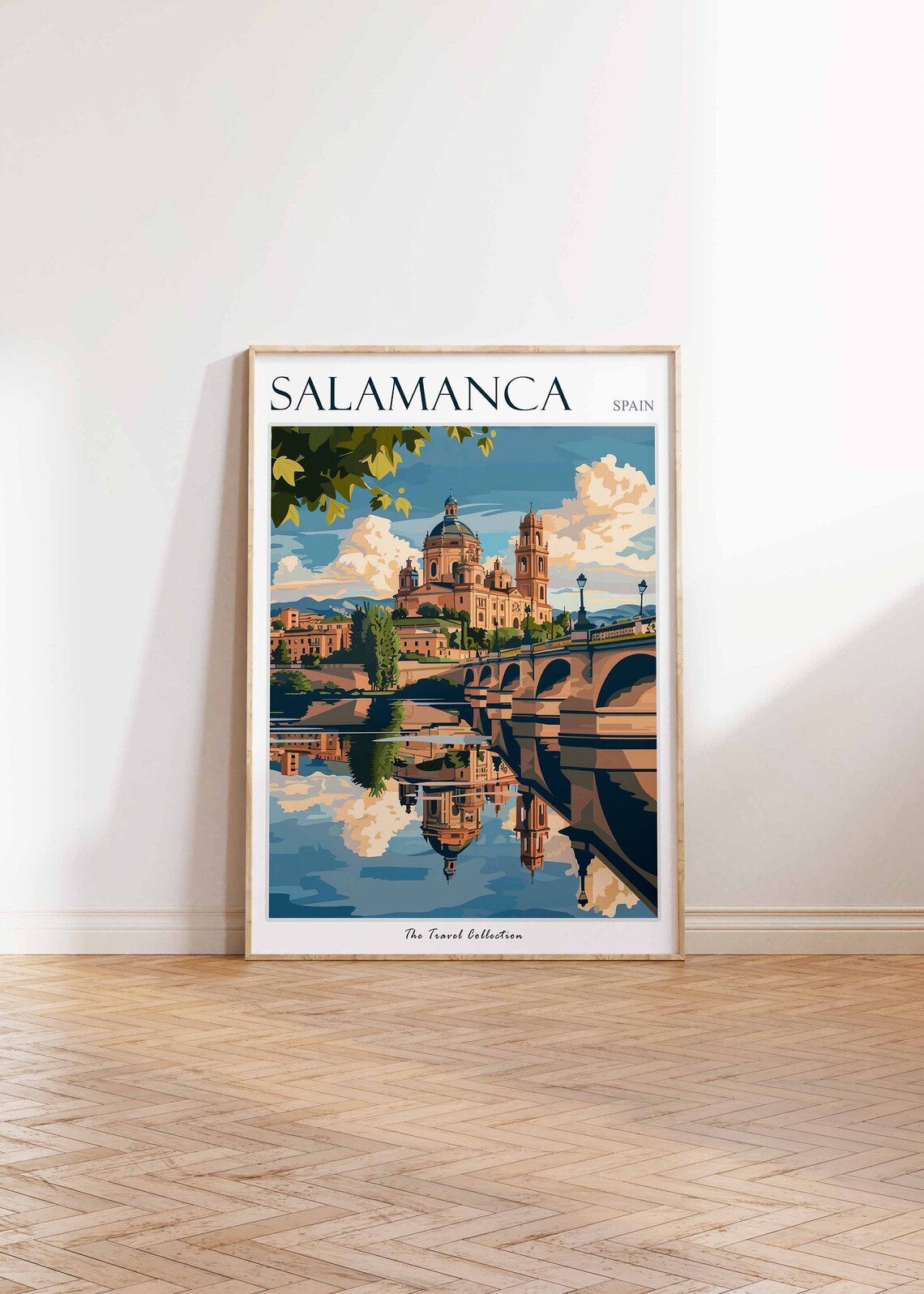 Salamanca Poster Salamanca Travel Print Tropical Decor City Wall Art Spanish Decor Spain Travel Print Salamanca Gift - Image 2
