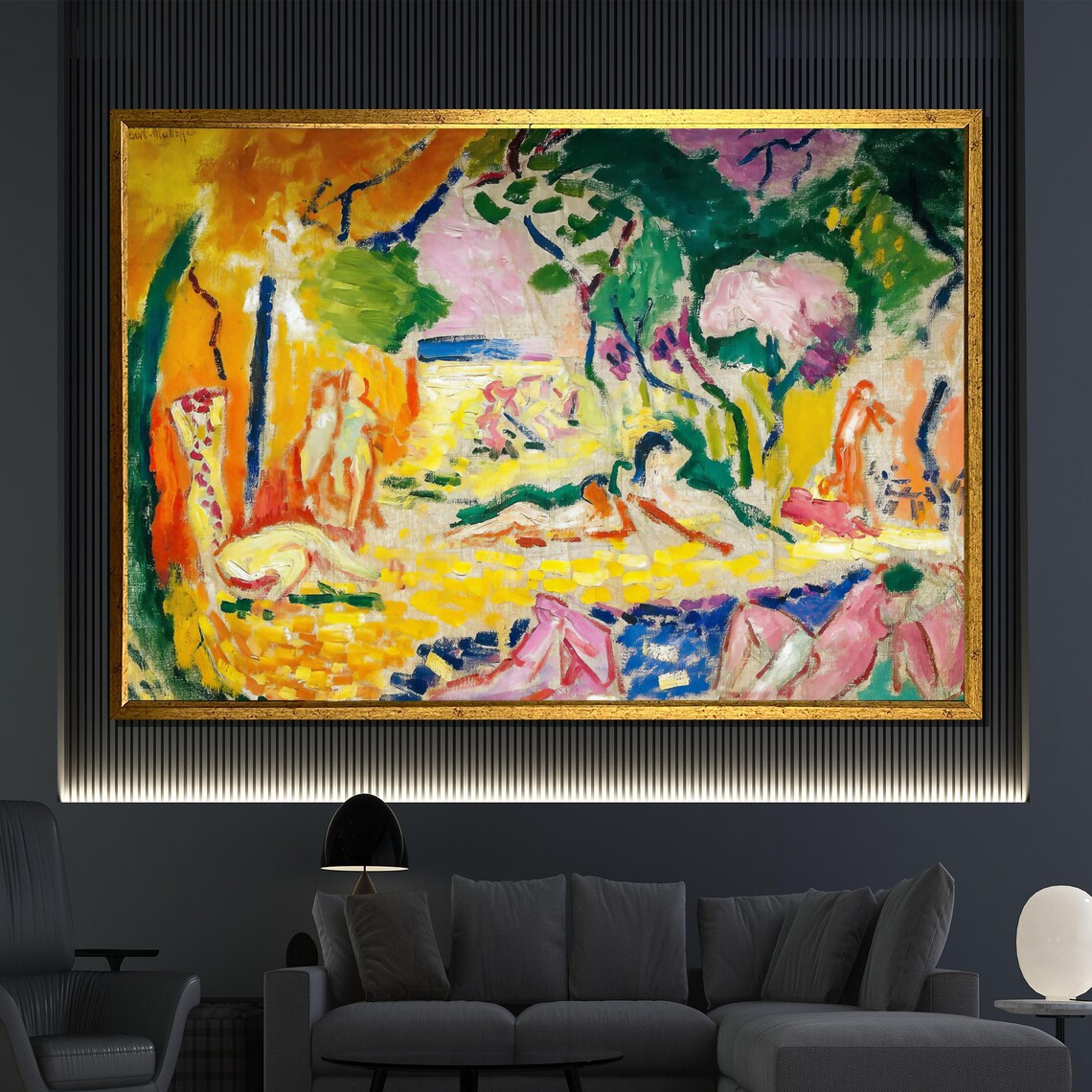 Henri Matisse Luxe Calme Et Volupte Fauvist Beach Nudes Poster