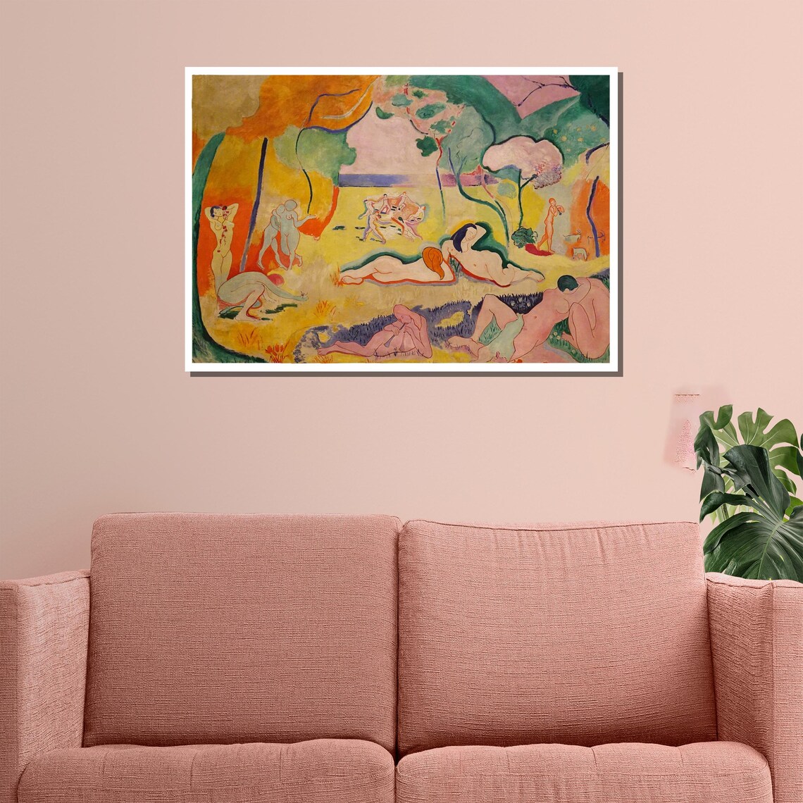 Henri Matisse The Joy Of Life Fauvist Landscape Classic Print - Image 3