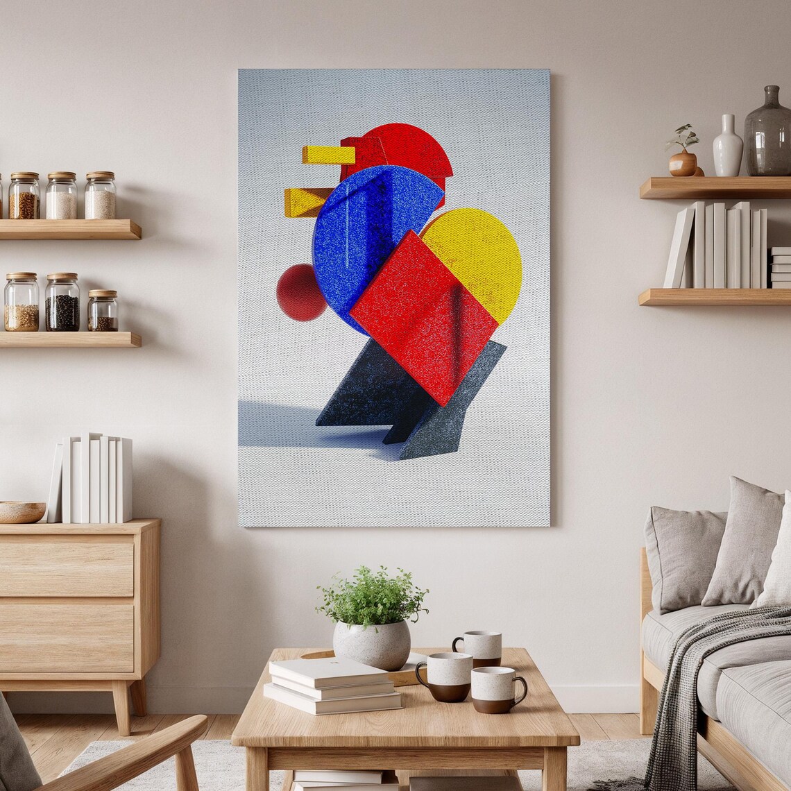 Geometric Abstract Shapes, Modern Design