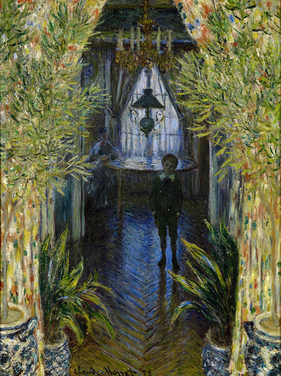 Claude Monet A Corner Of The Apartment Fine Art Glice 1875 Sku 0097 - Image 2