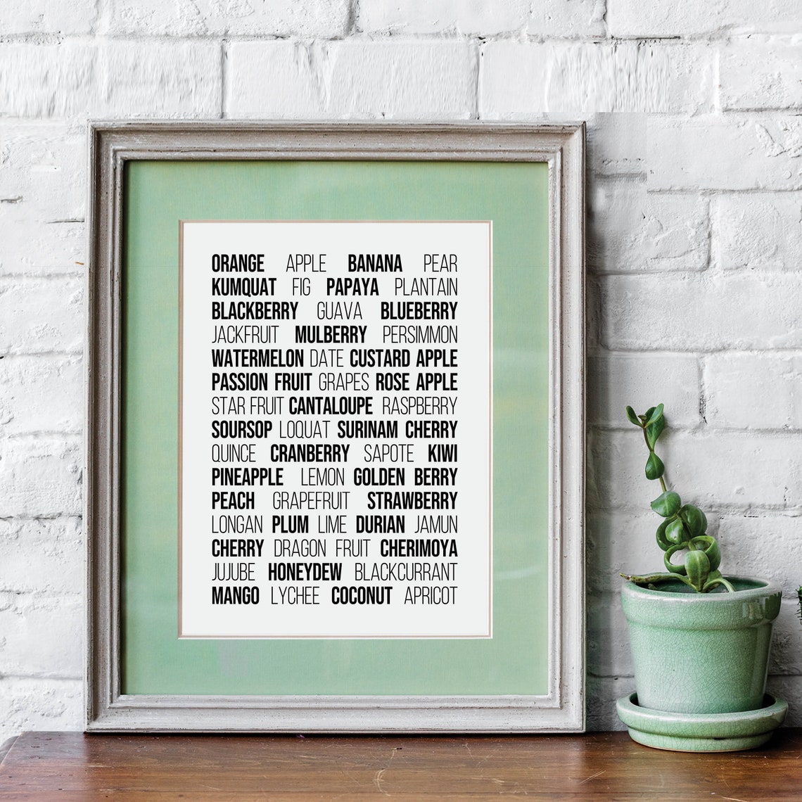Fruit Art, Kitchen Wall Art Poster - Image 5