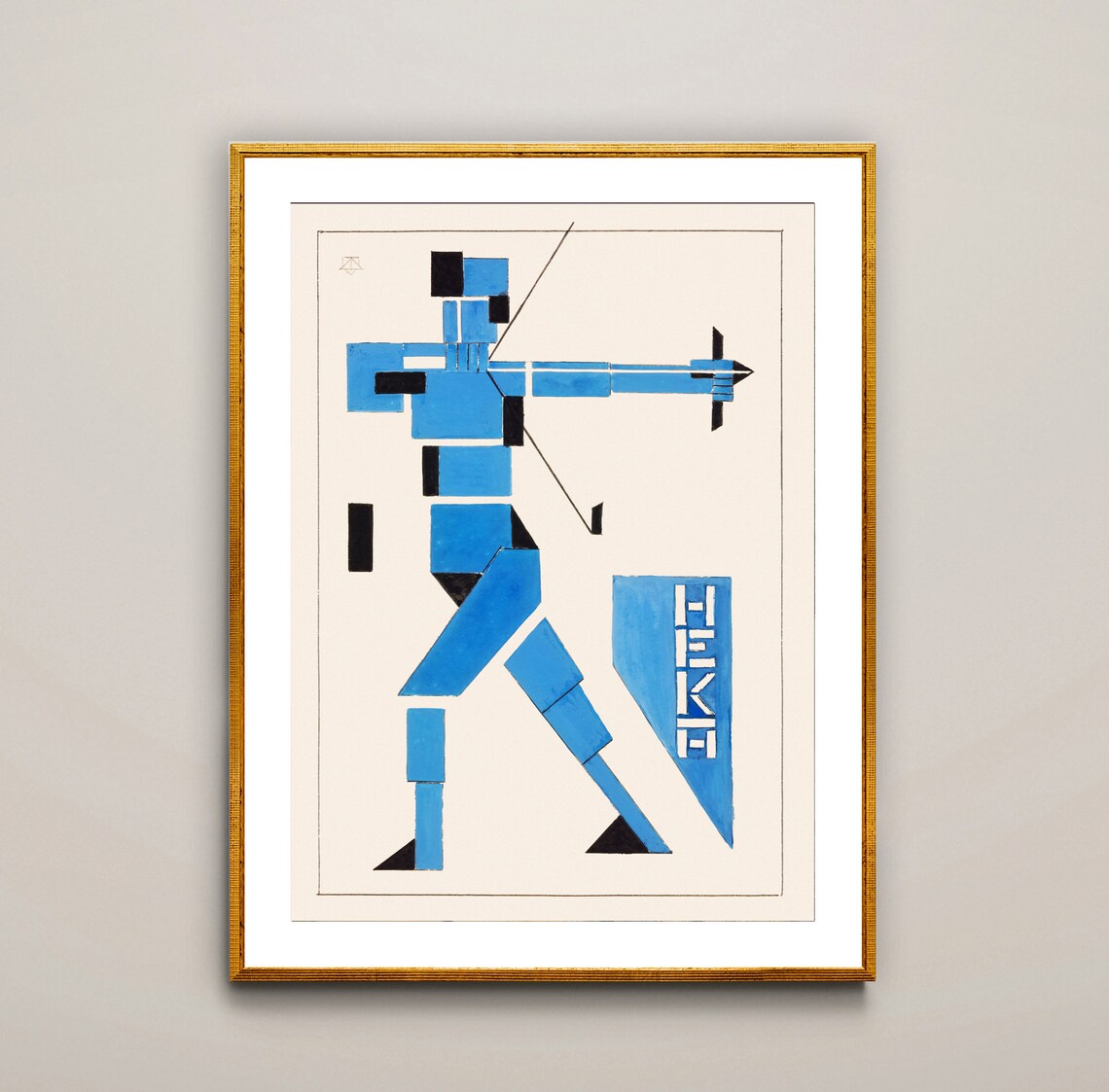 Archer Vintage Sport Poster, Vintage Art Print