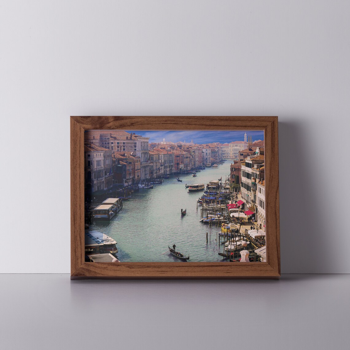 Venice Grand Canal Italy Gondolas Cityscape Travel Photo Poster - Image 2