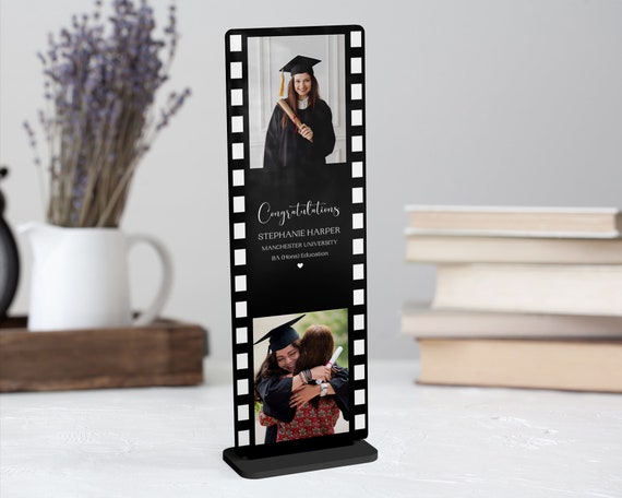 Personalized Graduation Film Strip Photo Plaque Congratulations Print