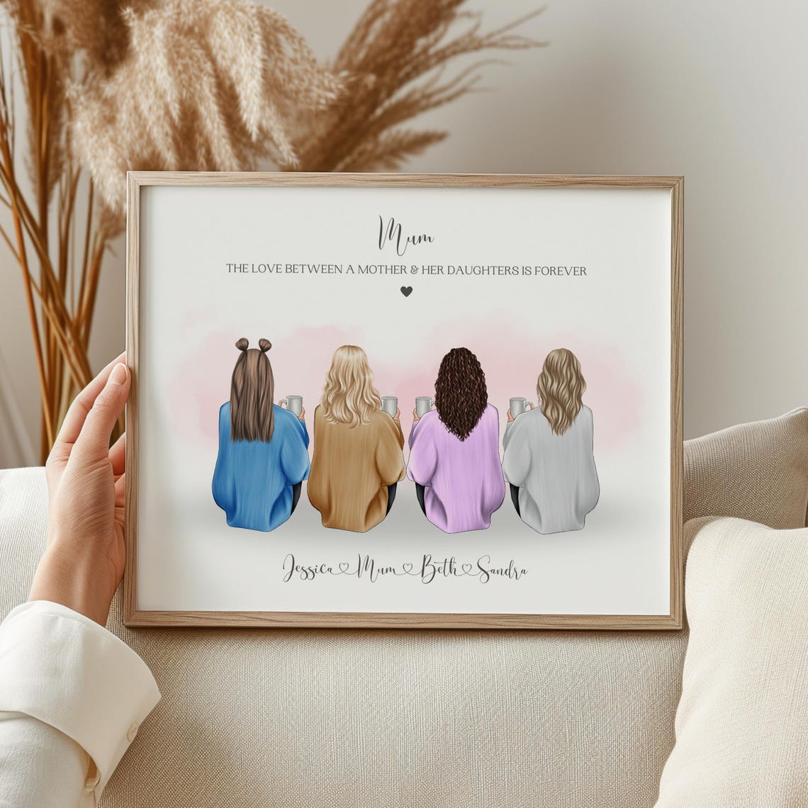 Mum Gifts Mom Gifts Mothers Day Gifts Mum And Daughters Print Mom Birthday Gifts Mum Christmas Gifts Gifts For Her Family Print