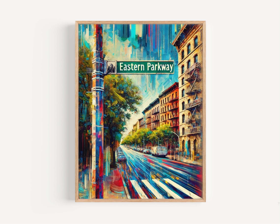 Eastern Parkway, Brooklyn Travel Poster