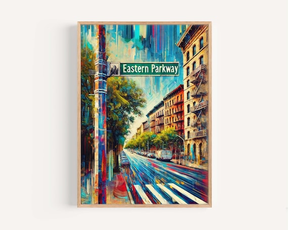 Eastern Parkway, Brooklyn Travel Poster