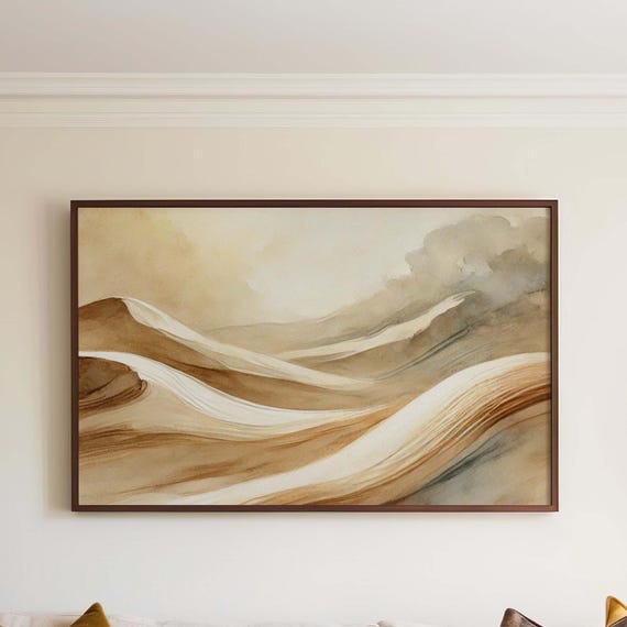 Nature Gift Dunes Wall Art Print Desert Sand Home Decor Housewarming New Family Minimalist Landscape Poster