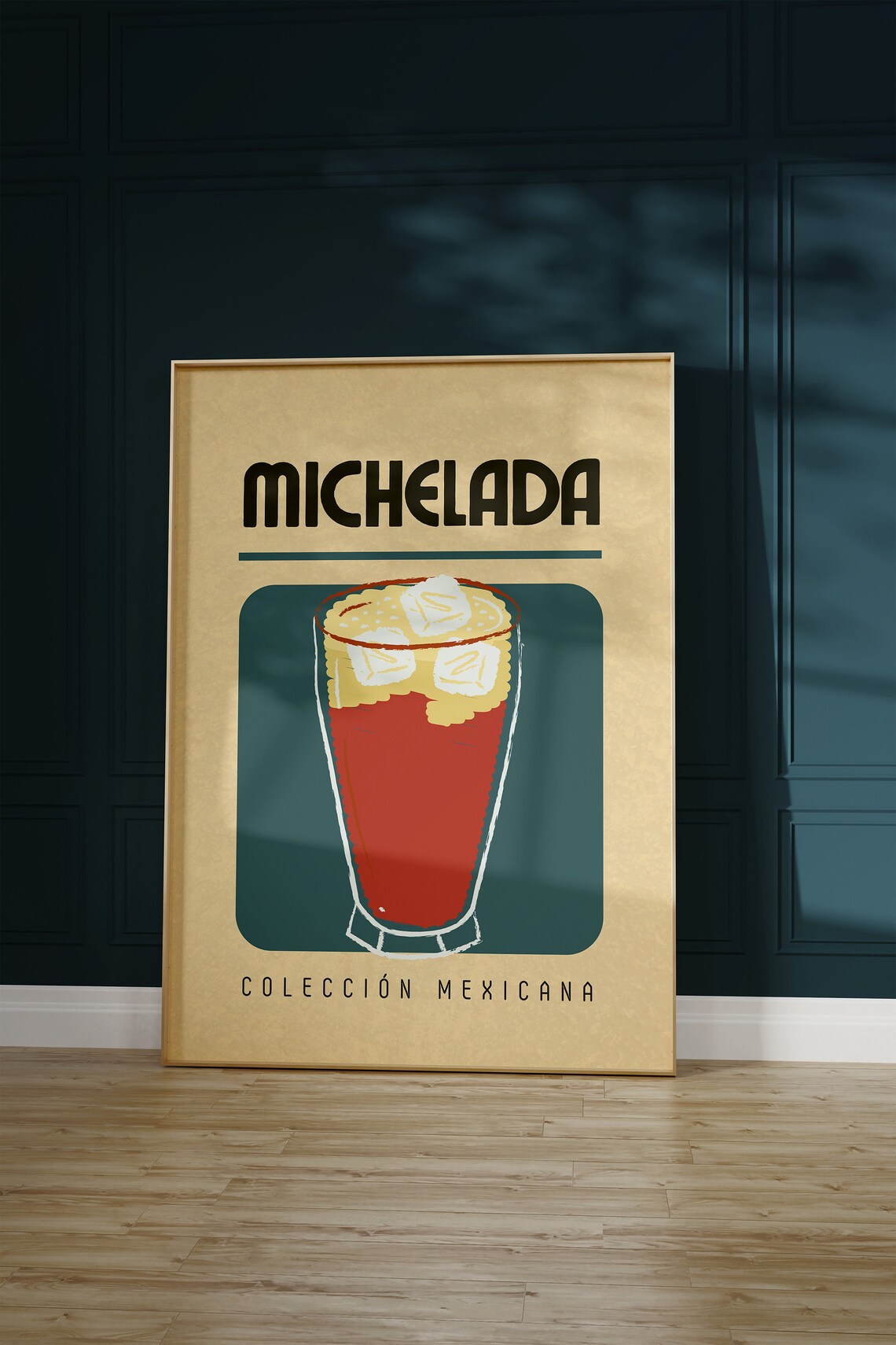 Bold Michelada Coleccion Mexicana Retro Cocktail Happy Hour Poster - Image 2